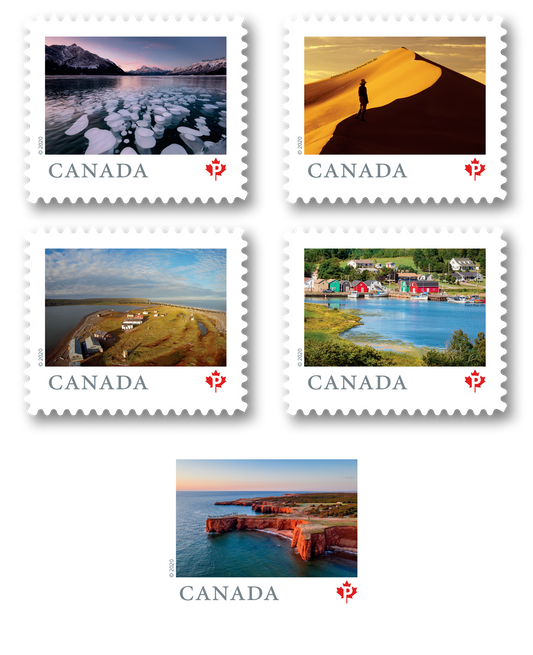 From Far and Wide (2020) Canada domestic rate stamps coil of 100