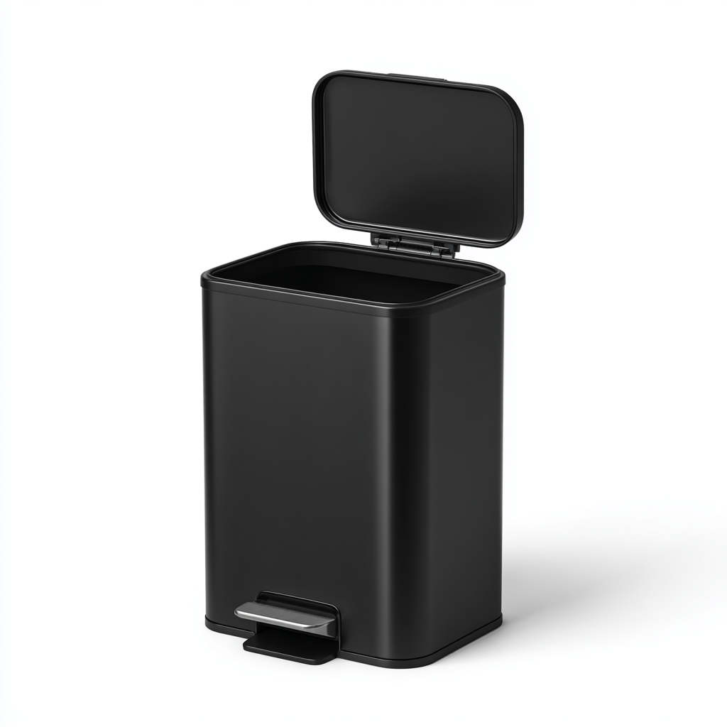 Primeviro Soft-Close Kitchen Step Trash Can