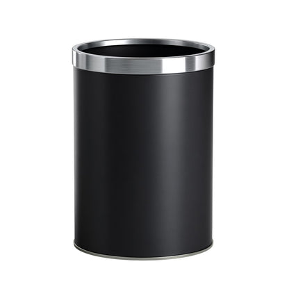 Primeviro Modern Open-Top Wastebasket with Ring