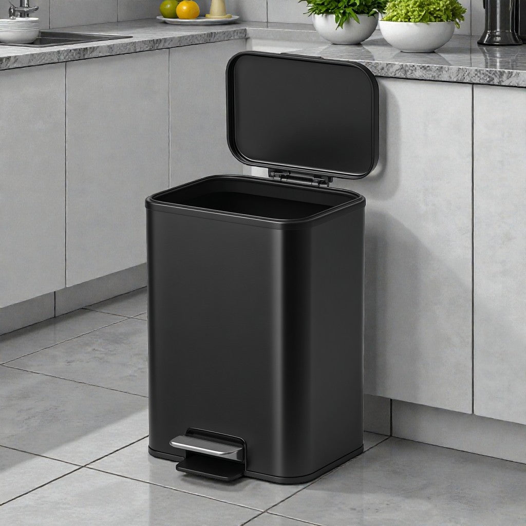 Primeviro Soft-Close Kitchen Step Trash Can